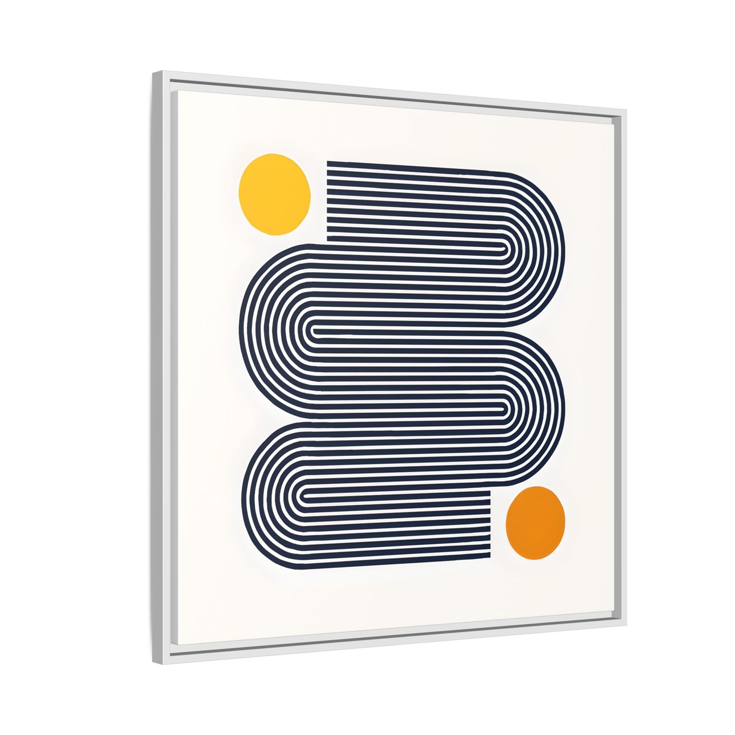 Orange Calm Framed