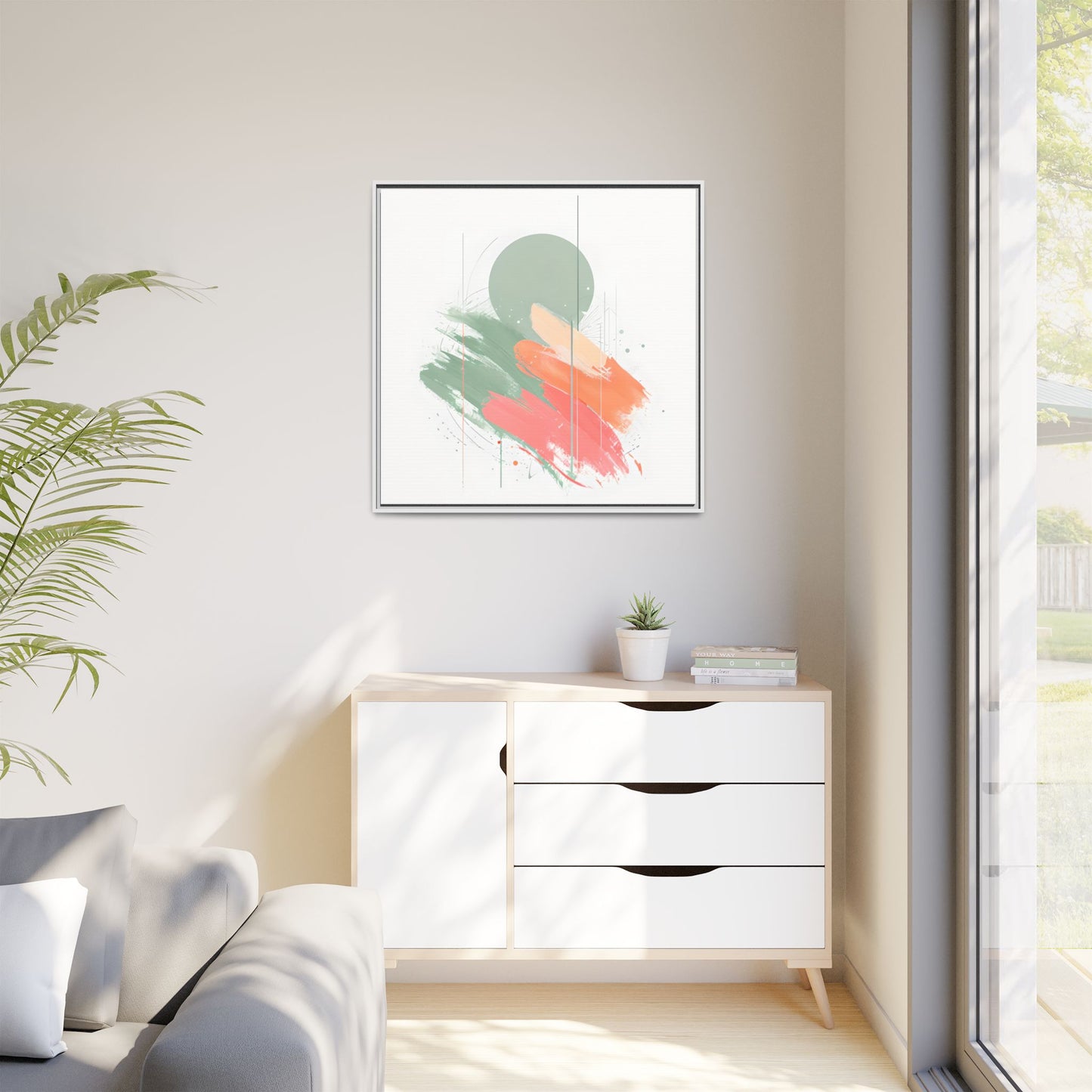 Blush and Green Echo