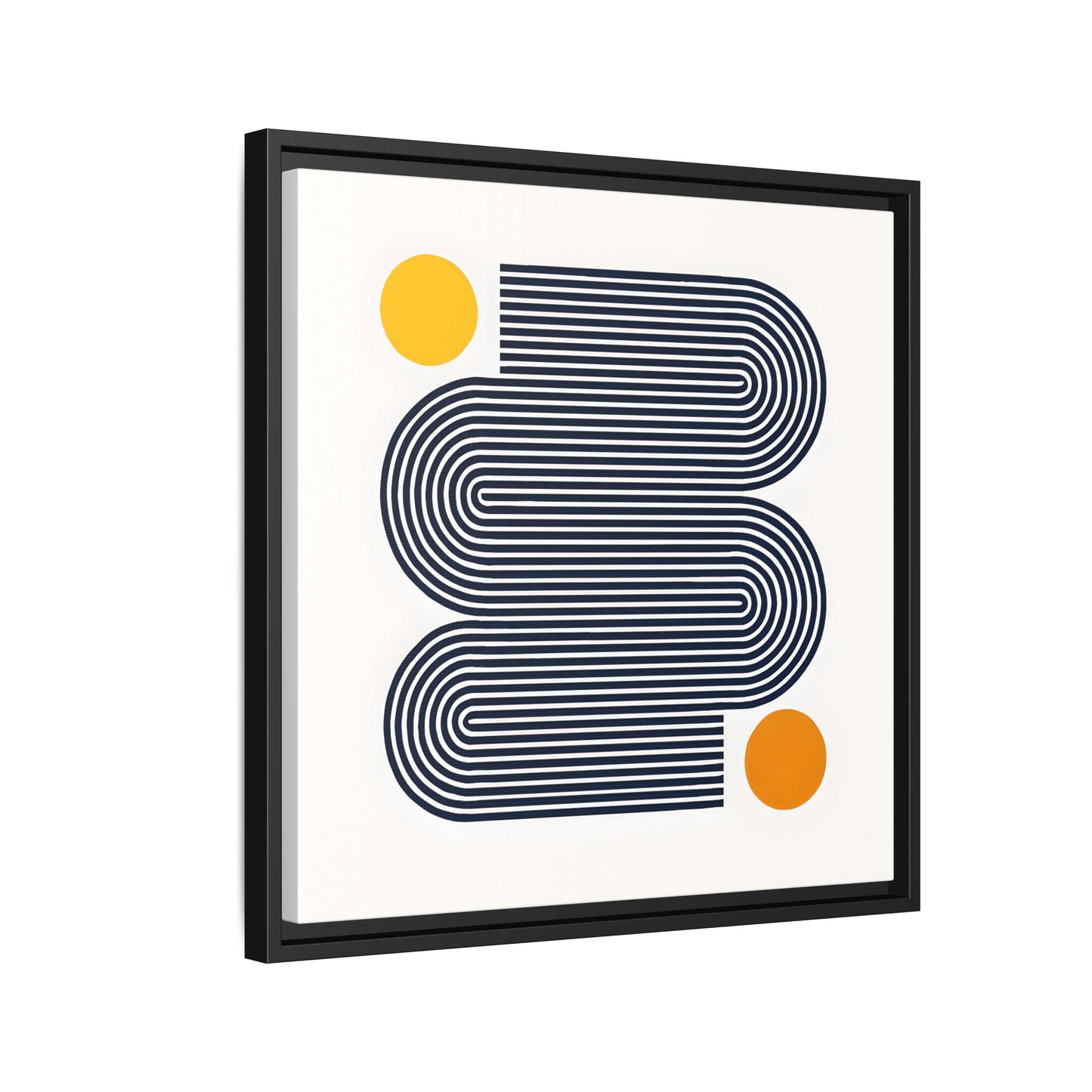 Orange Calm Framed