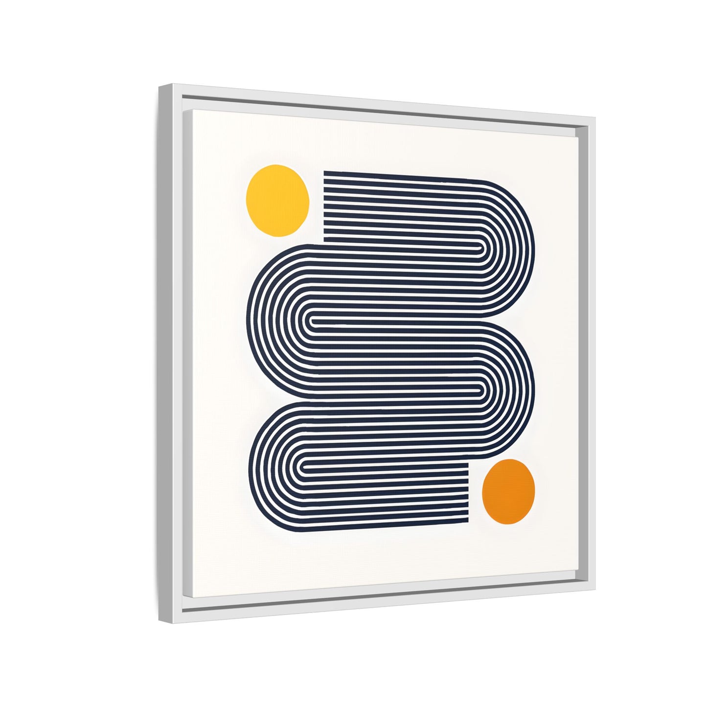 Orange Calm Framed