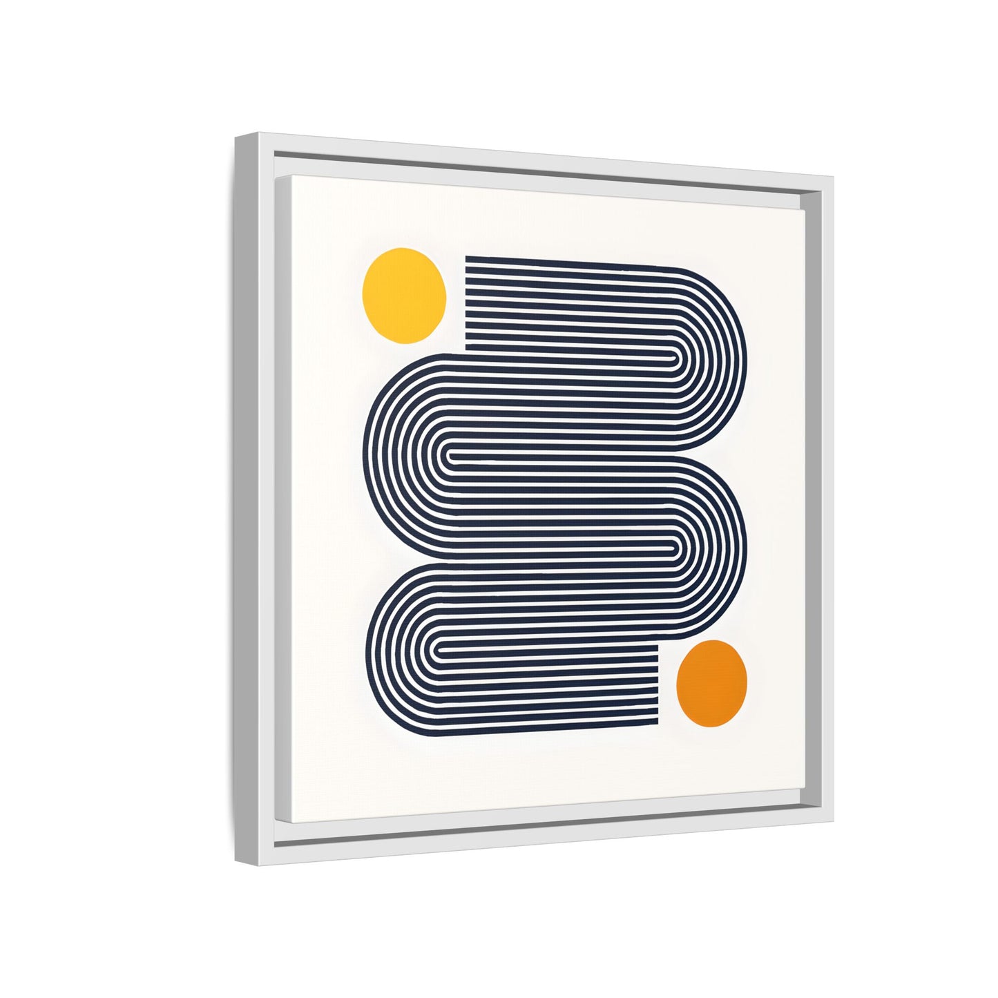 Orange Calm Framed