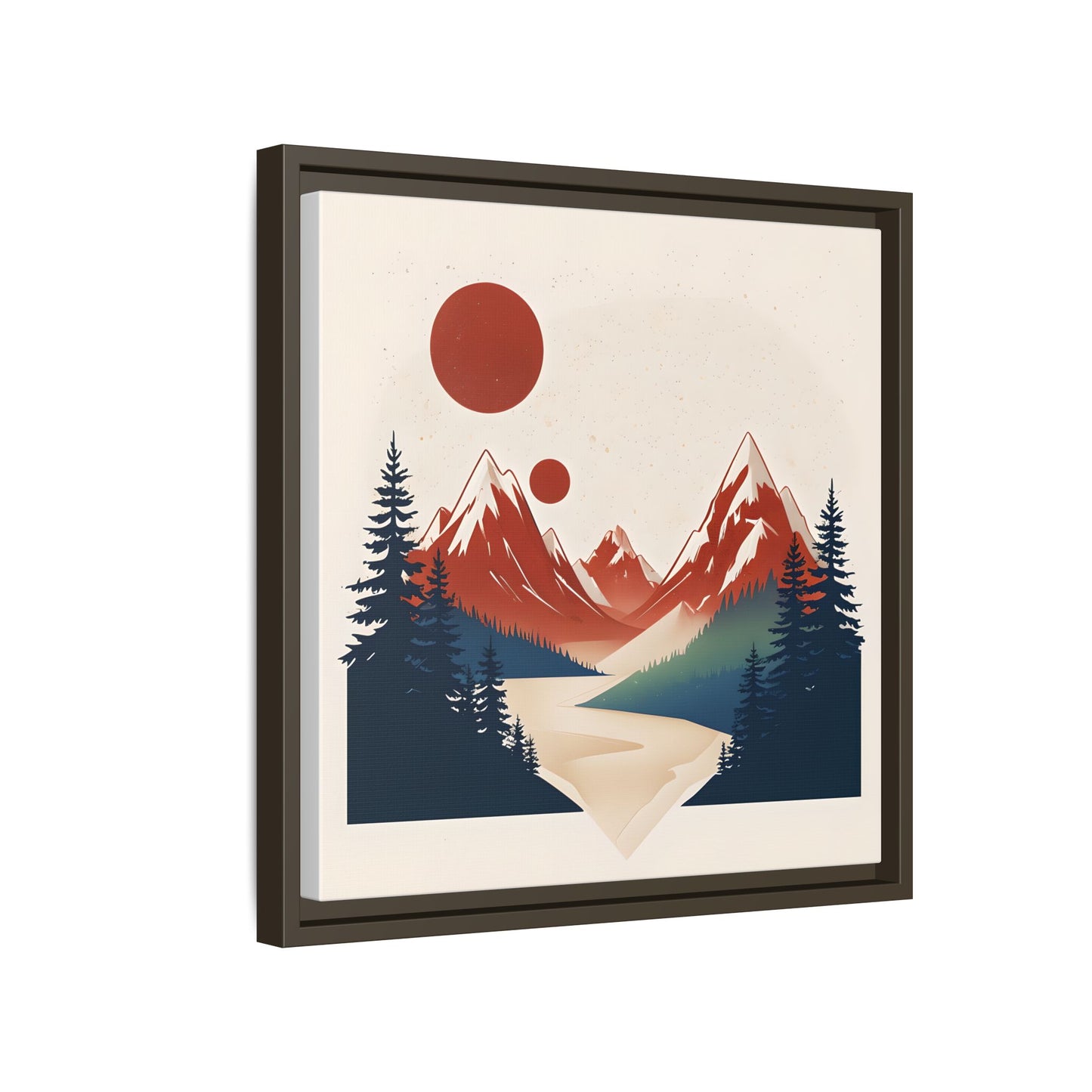 Red Mountain Serenity Framed