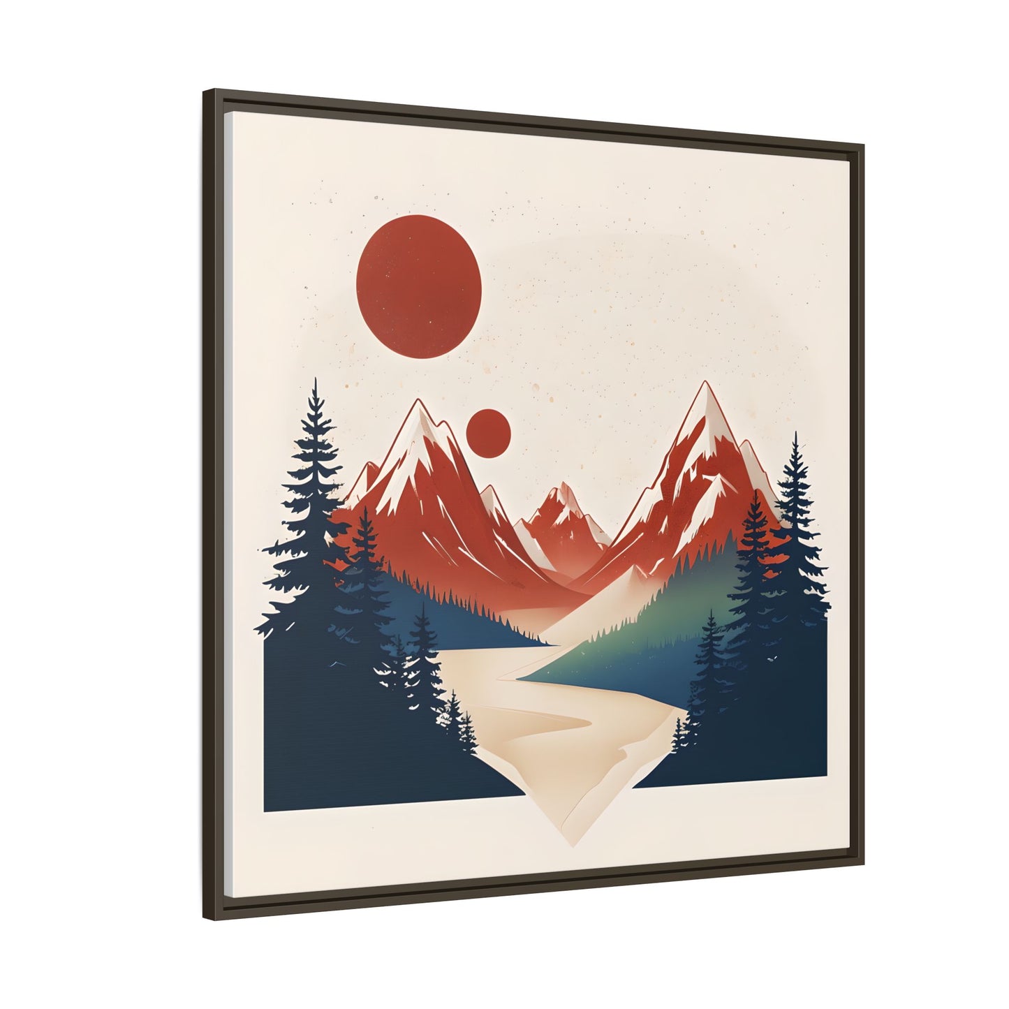 Red Mountain Serenity Framed