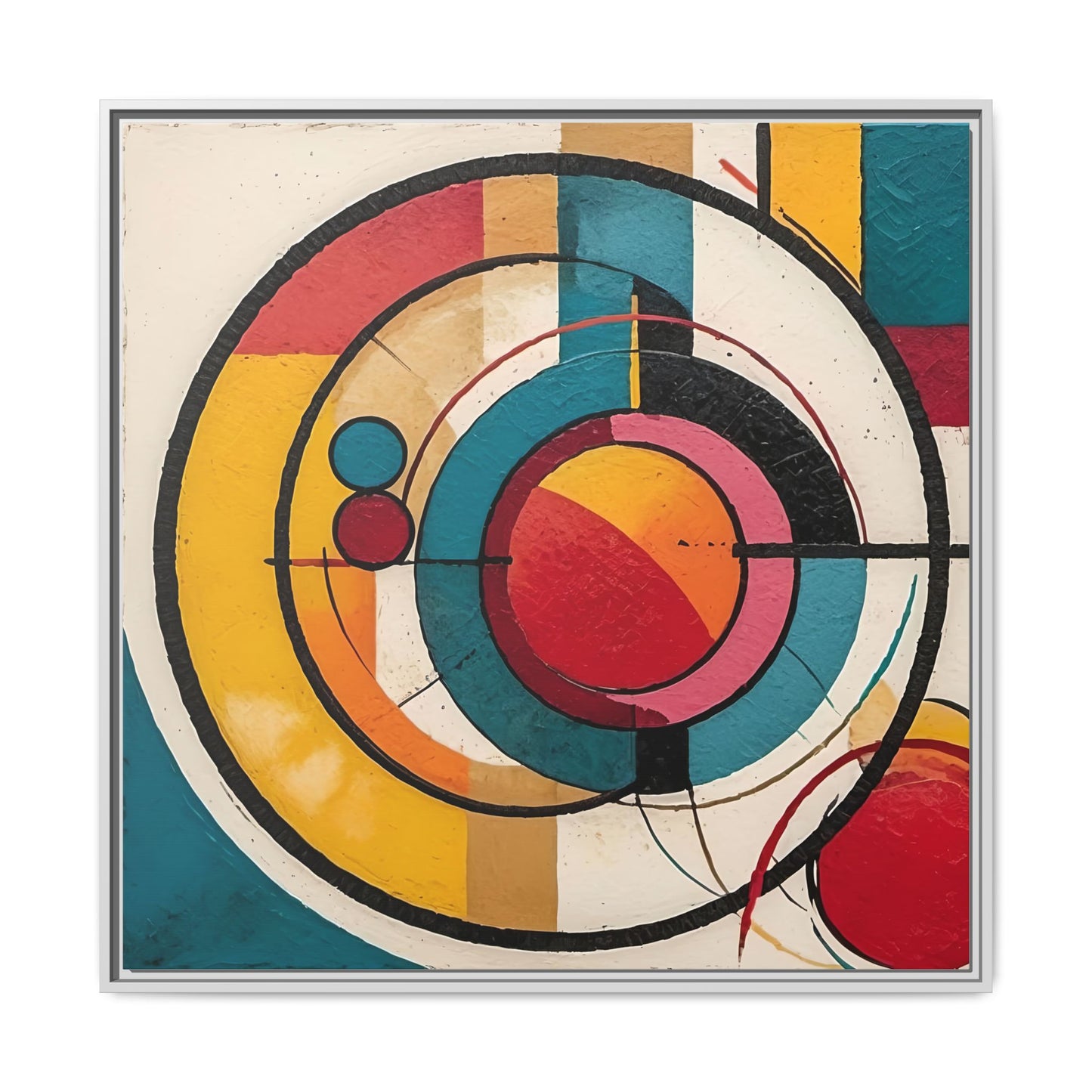 Canvas Artwork Circle Abstract