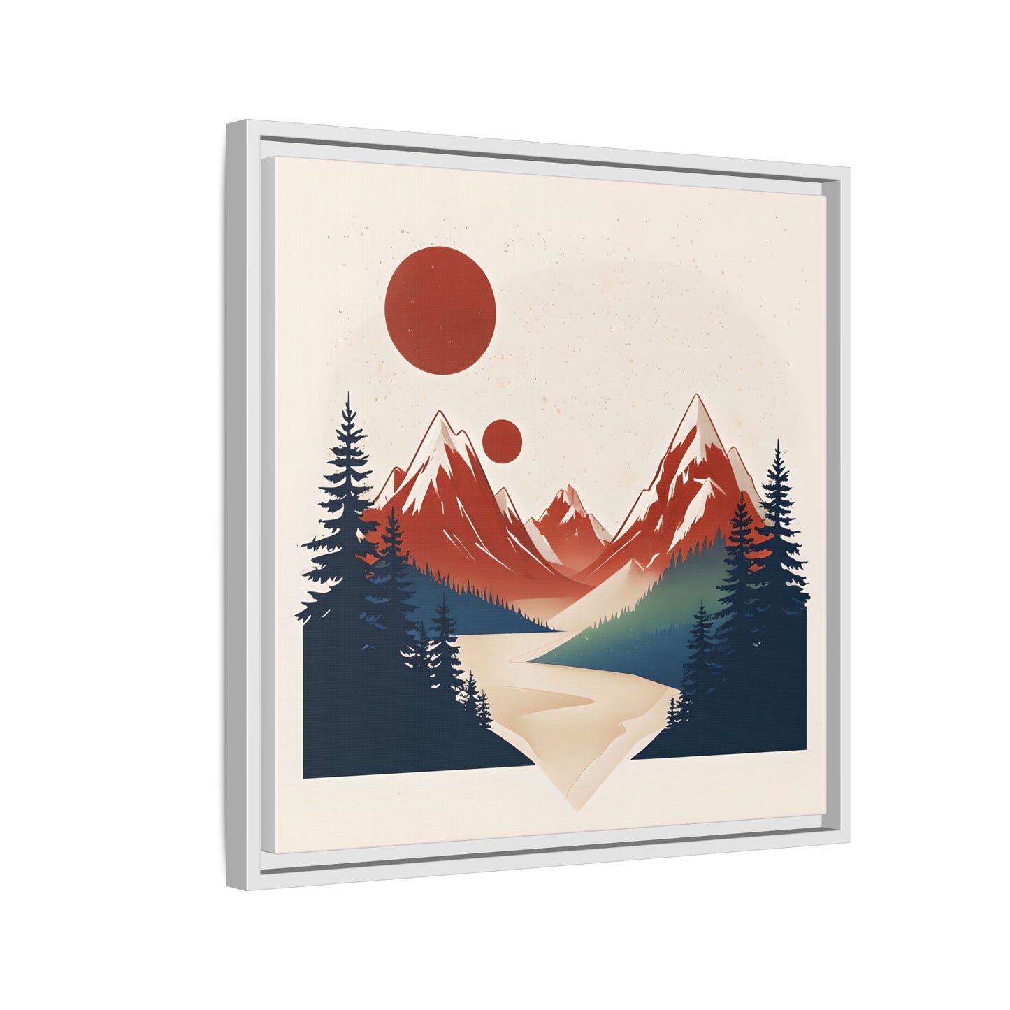 Red Mountain Serenity Framed