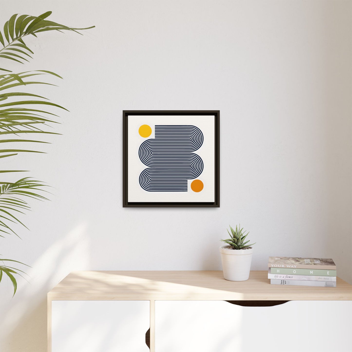 Orange Calm Framed