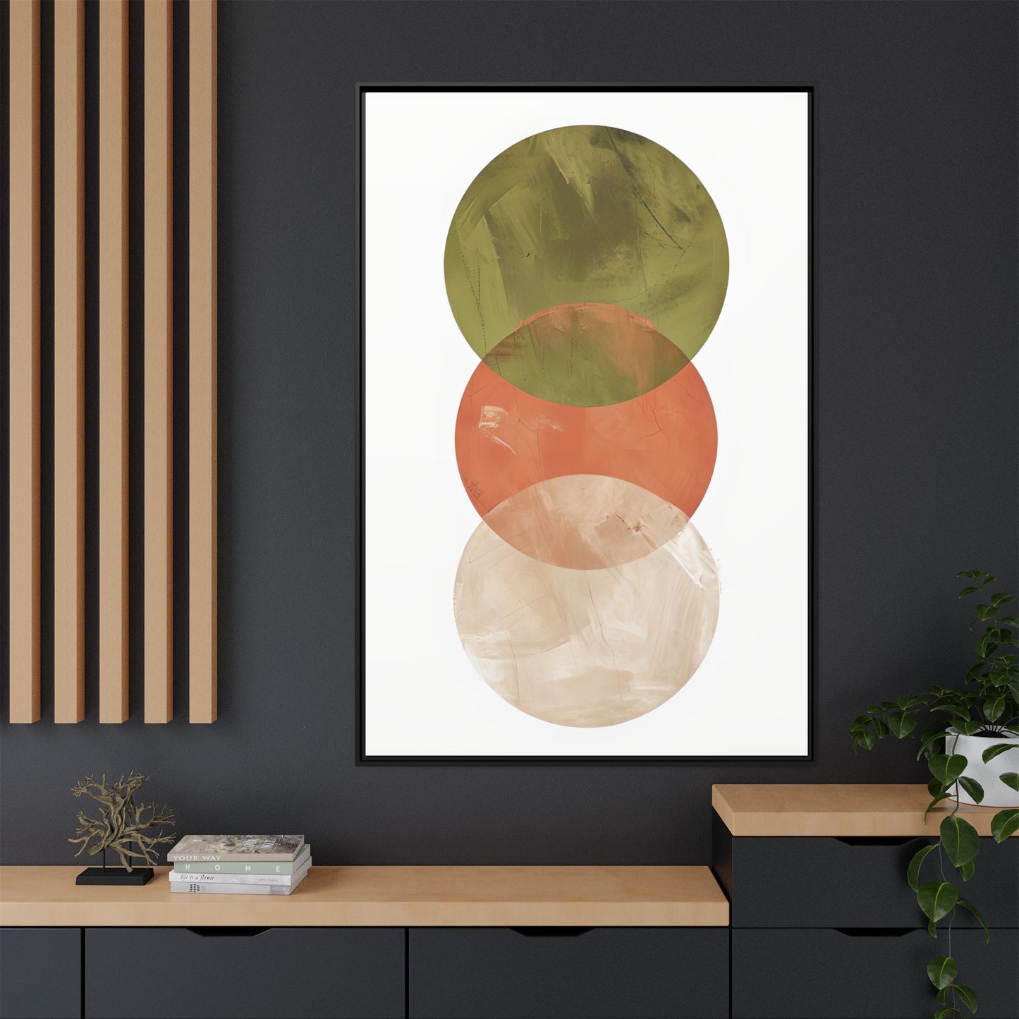 Layered Neutrals Framed