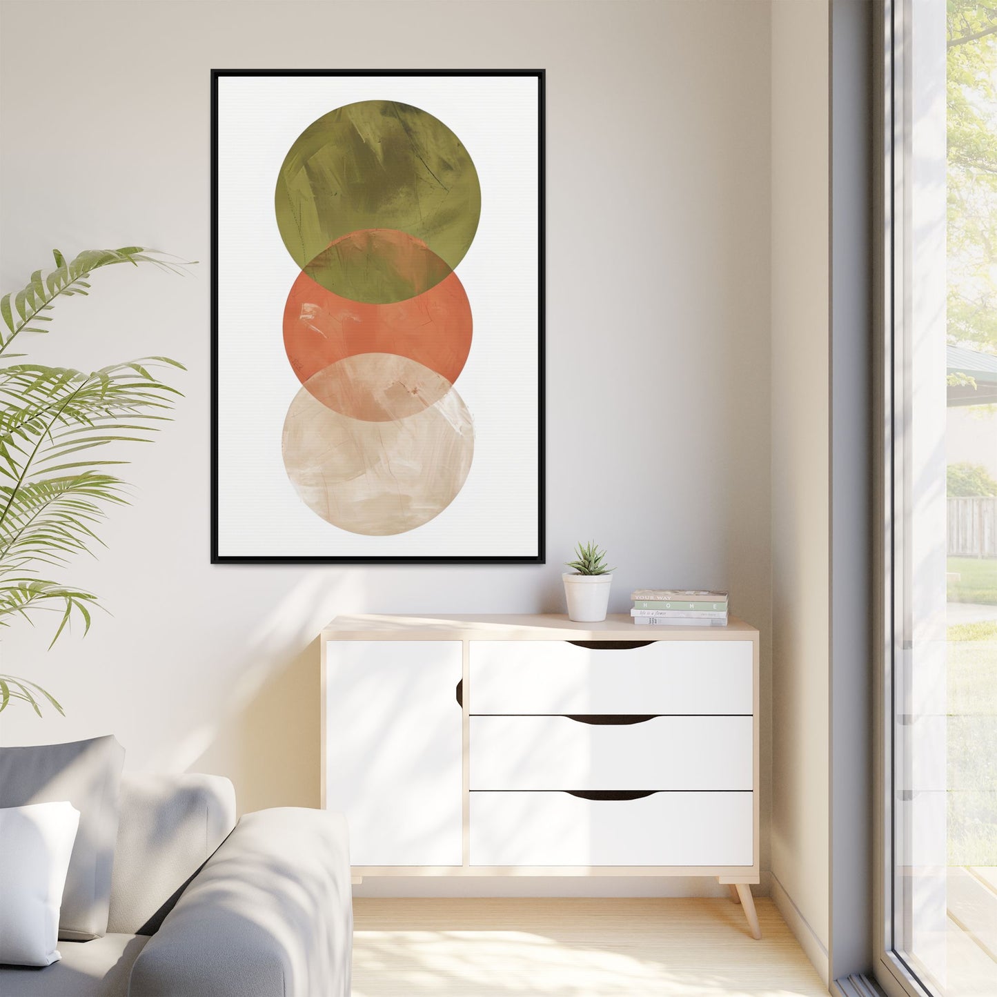 Layered Neutrals Framed