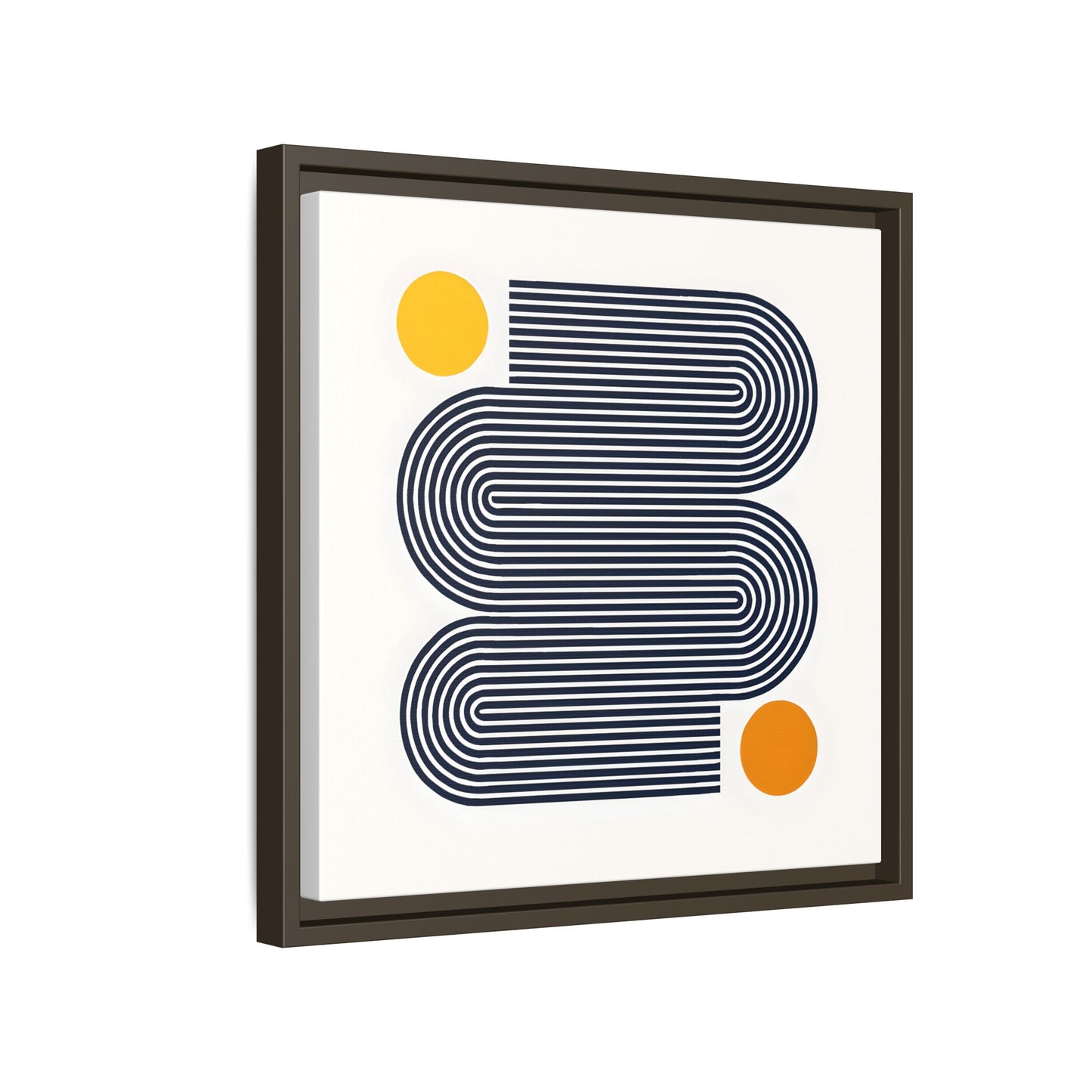 Orange Calm Framed