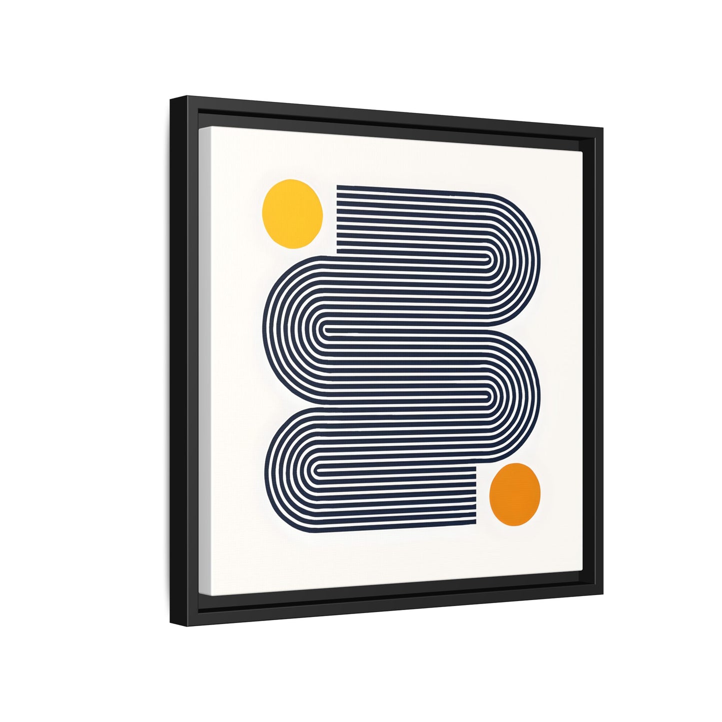 Orange Calm Framed