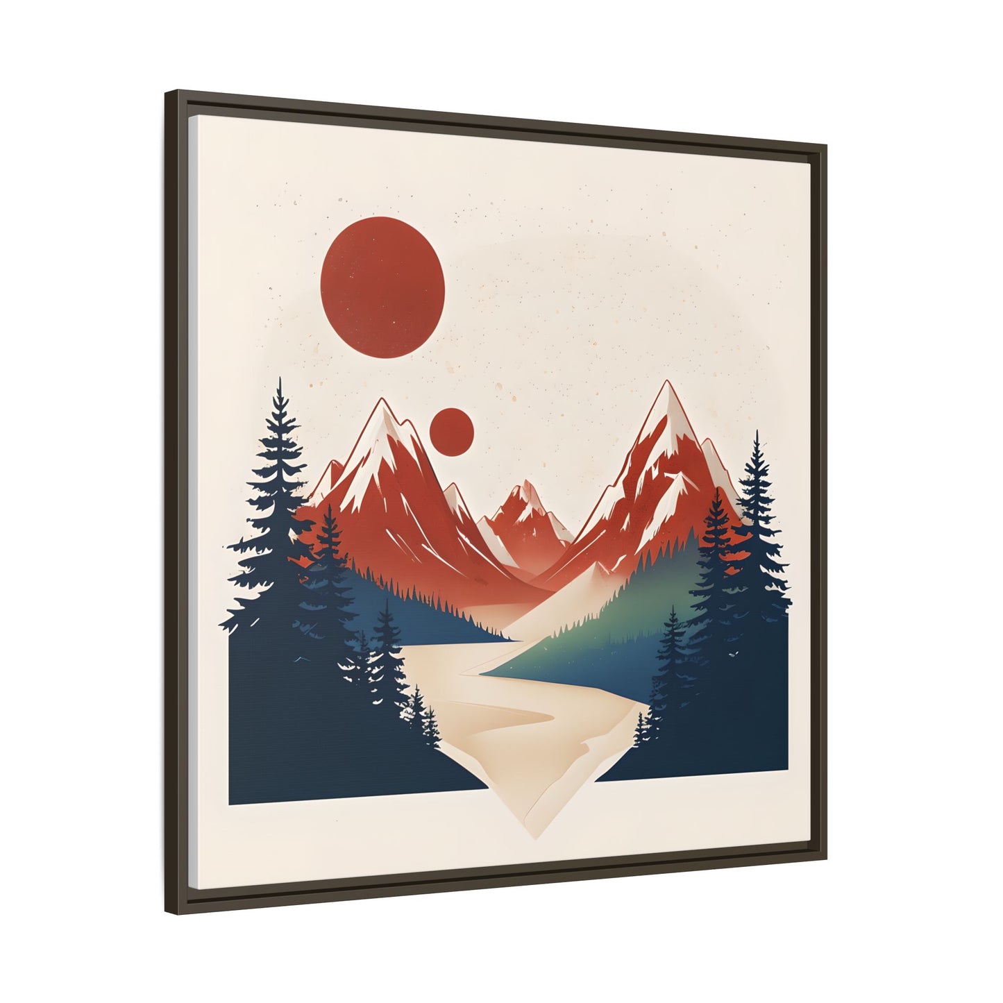 Red Mountain Serenity Framed