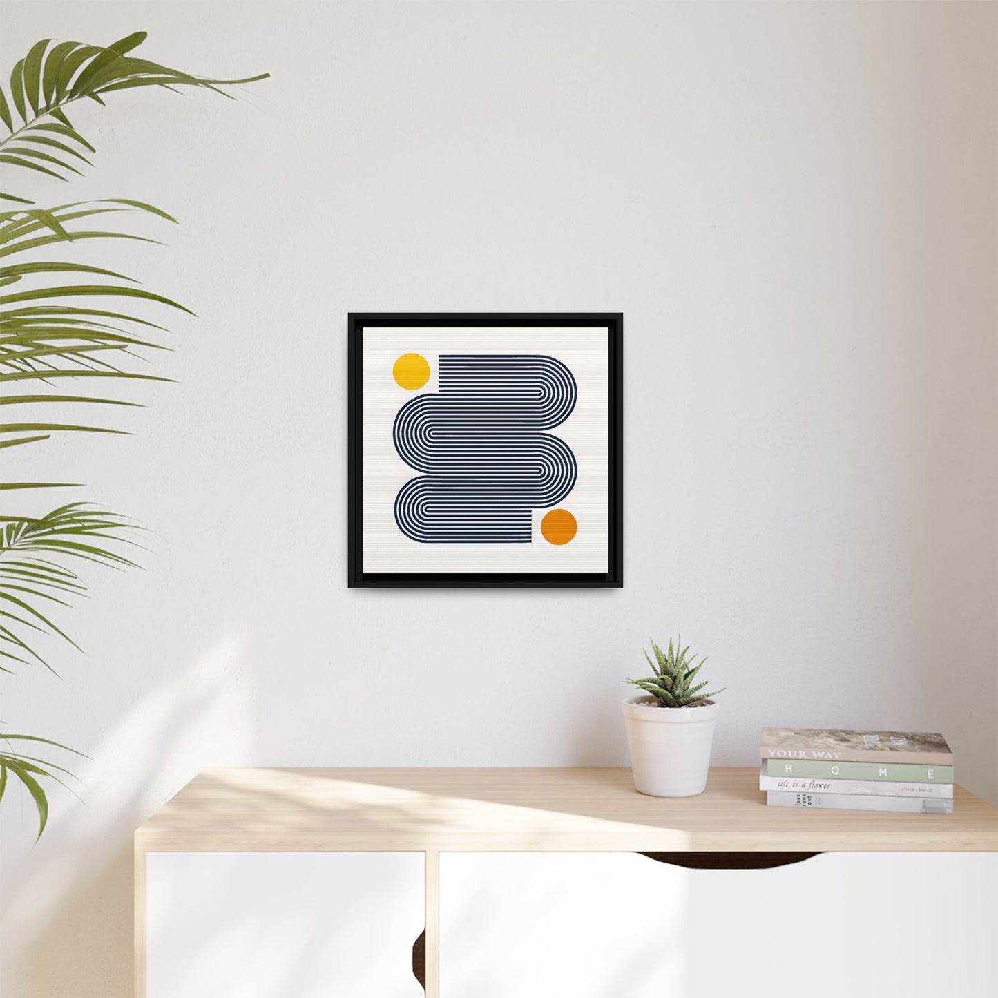 Orange Calm Framed
