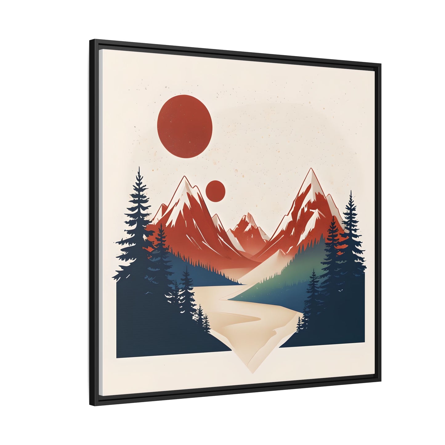 Red Mountain Serenity Framed