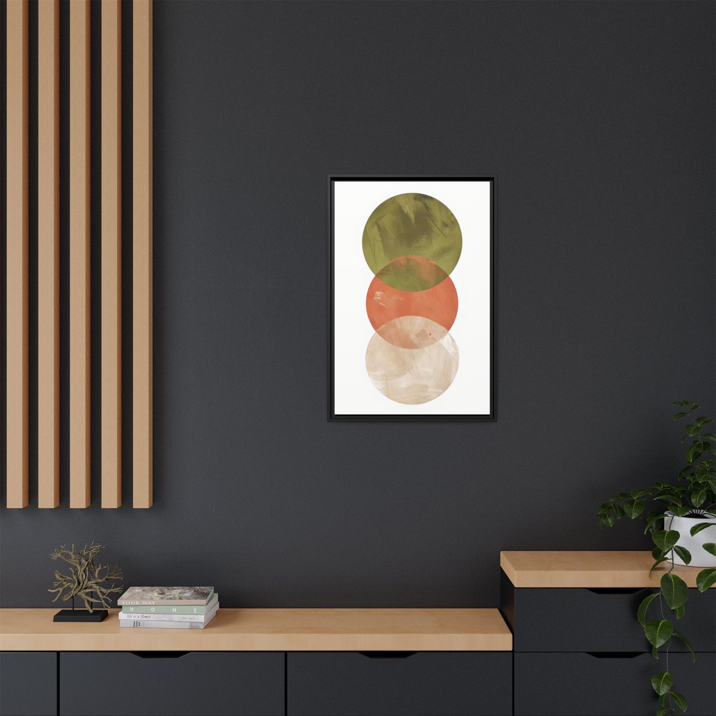Layered Neutrals Framed