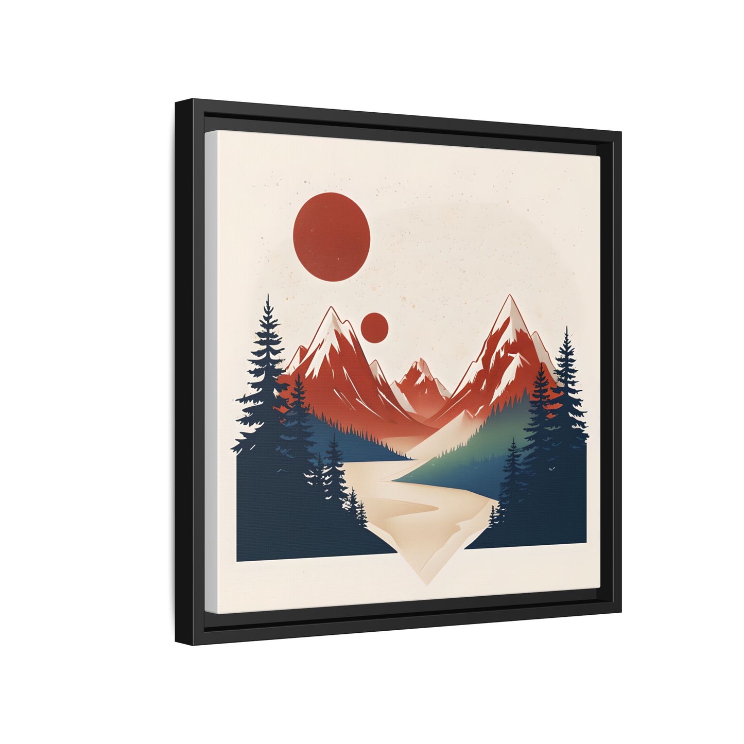 Red Mountain Serenity Framed