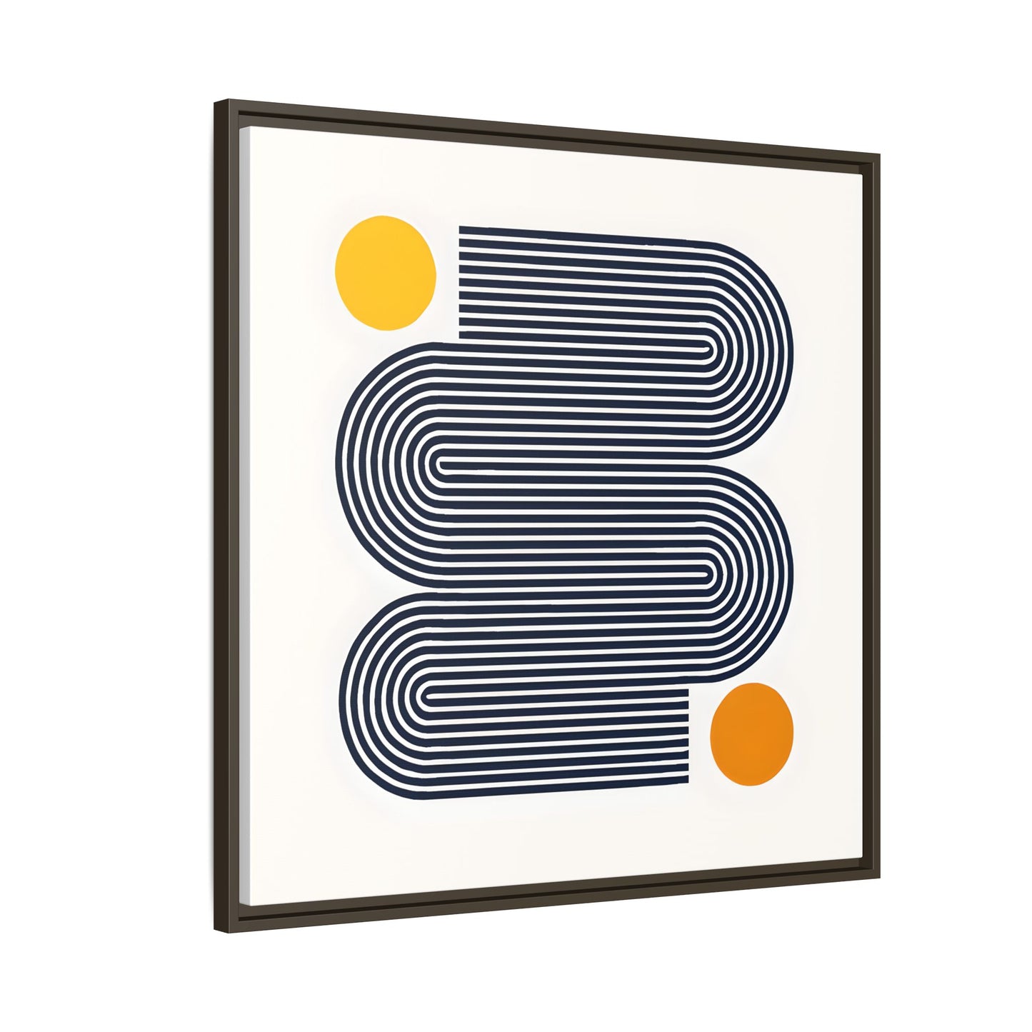 Orange Calm Framed