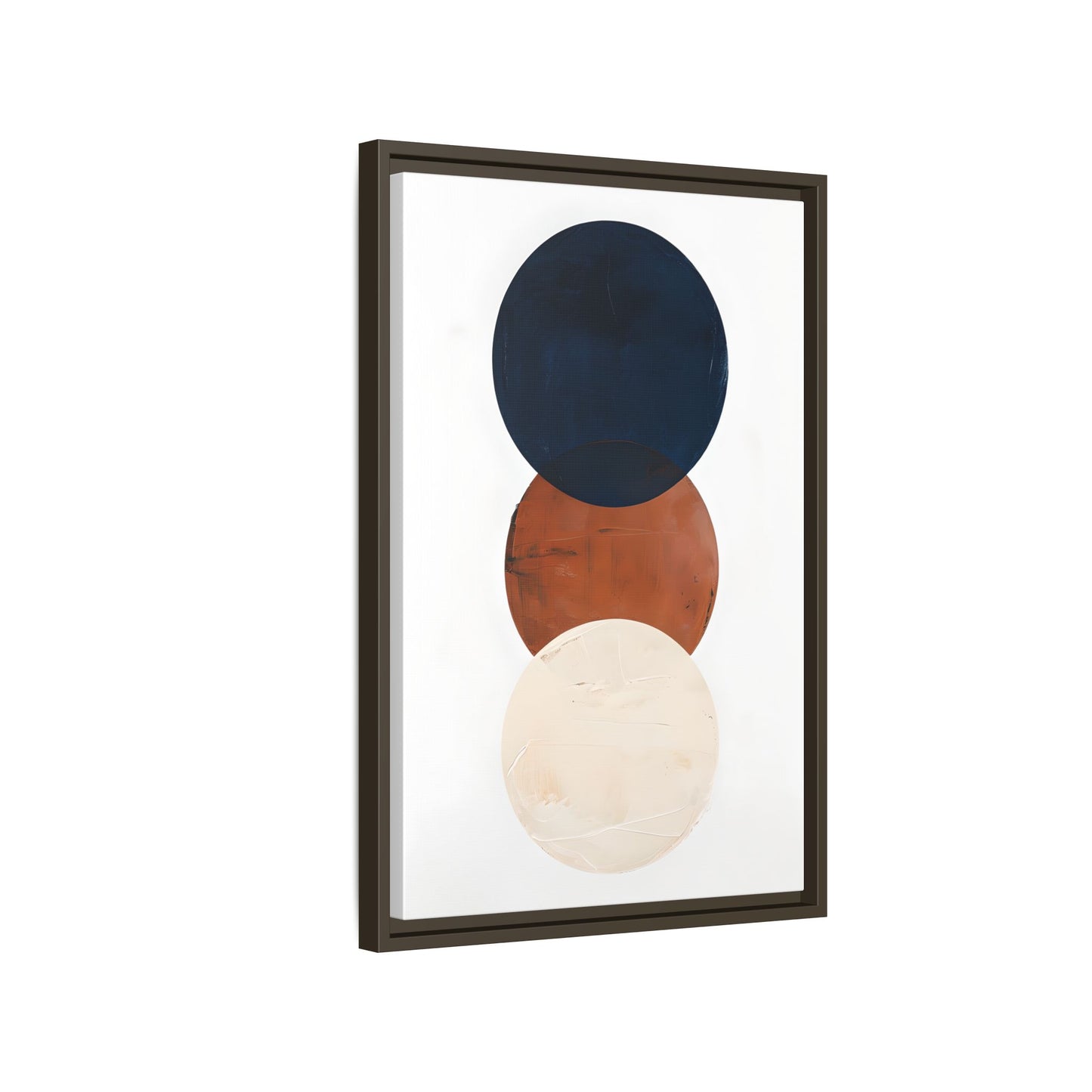 Textured Rounds Framed