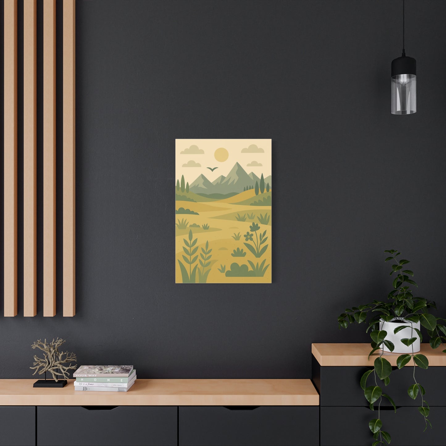 Mountain Valley Canvas Print