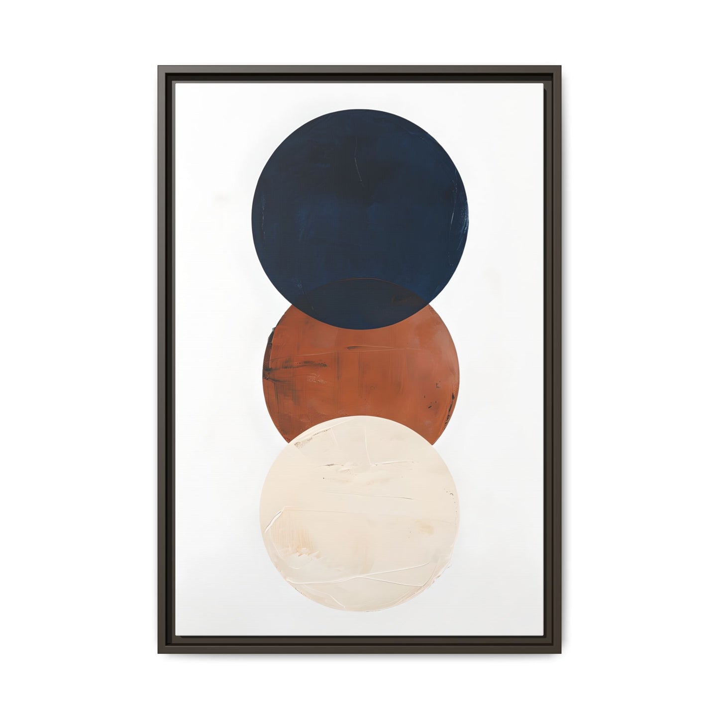 Textured Rounds Framed