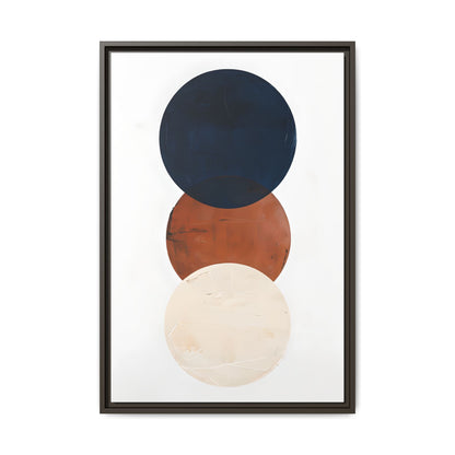 Textured Rounds Framed