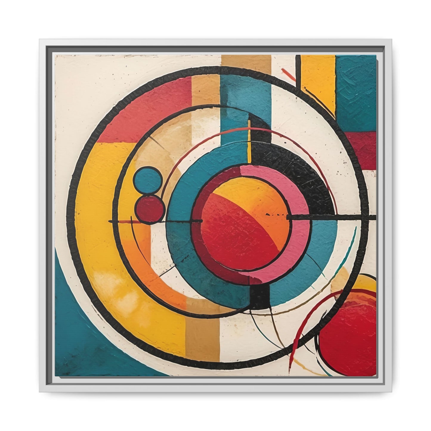 Canvas Artwork Circle Abstract