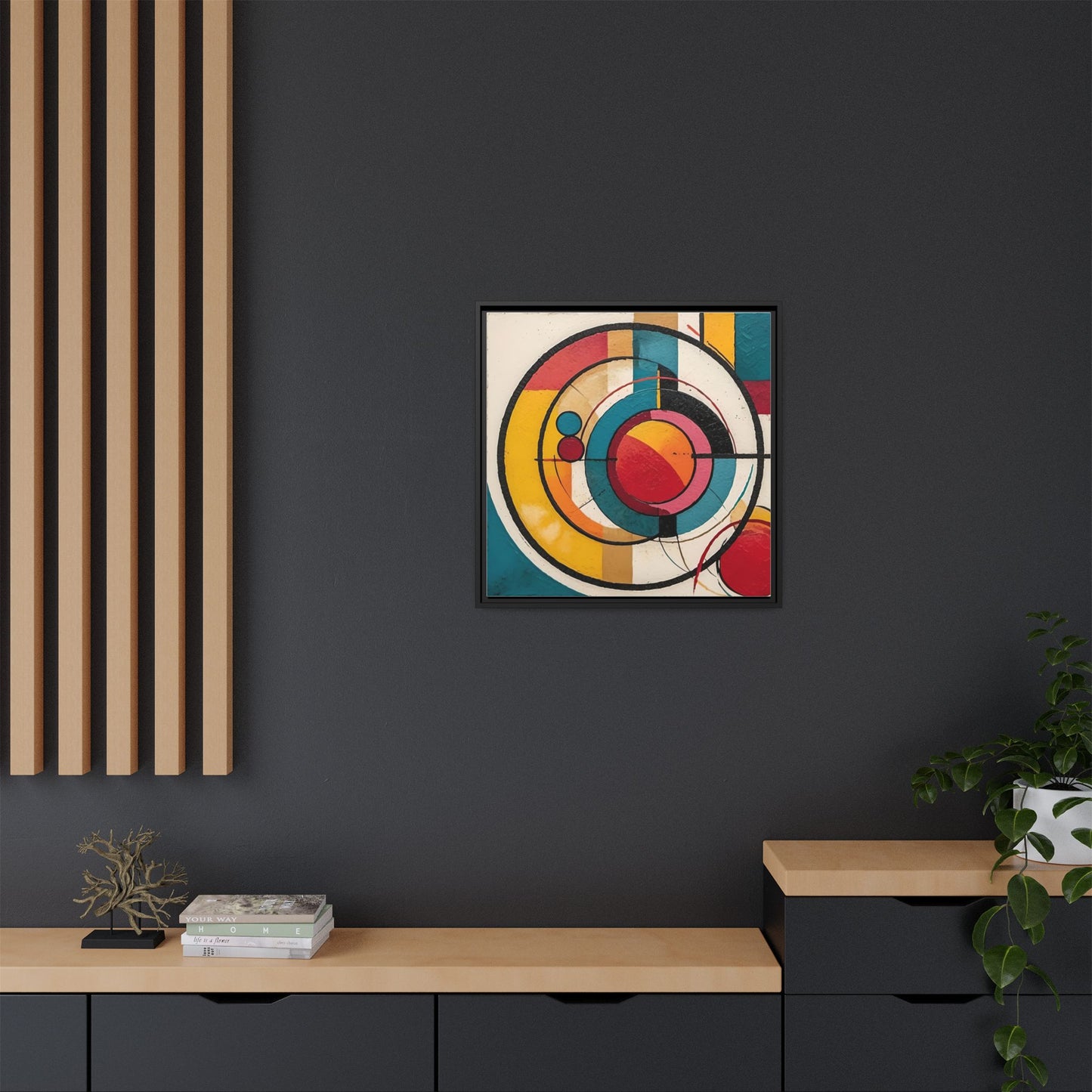 Canvas Artwork Circle Abstract