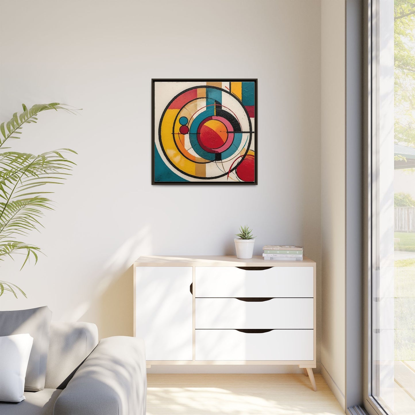 Canvas Artwork Circle Abstract