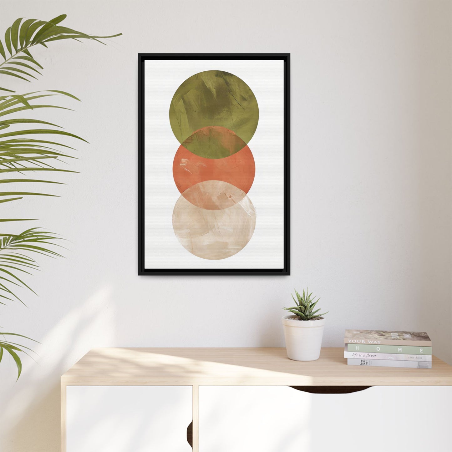 Layered Neutrals Framed