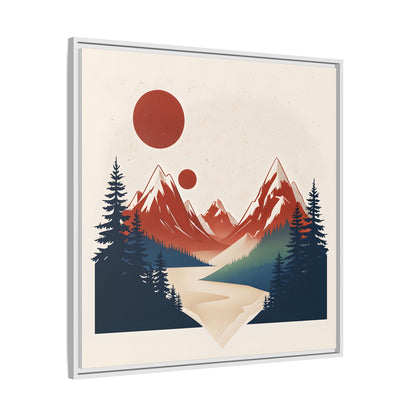 Red Mountain Serenity Framed