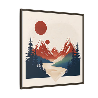 Red Mountain Serenity Framed