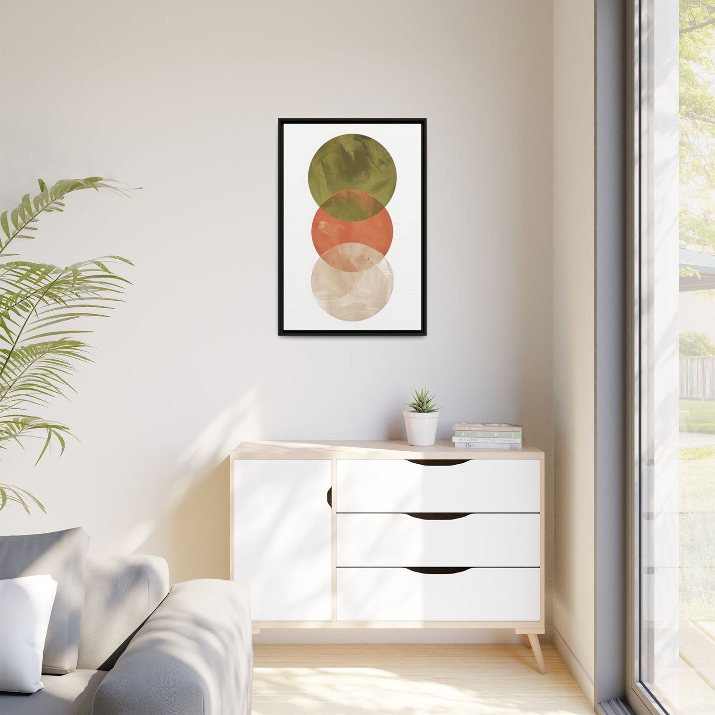 Layered Neutrals Framed