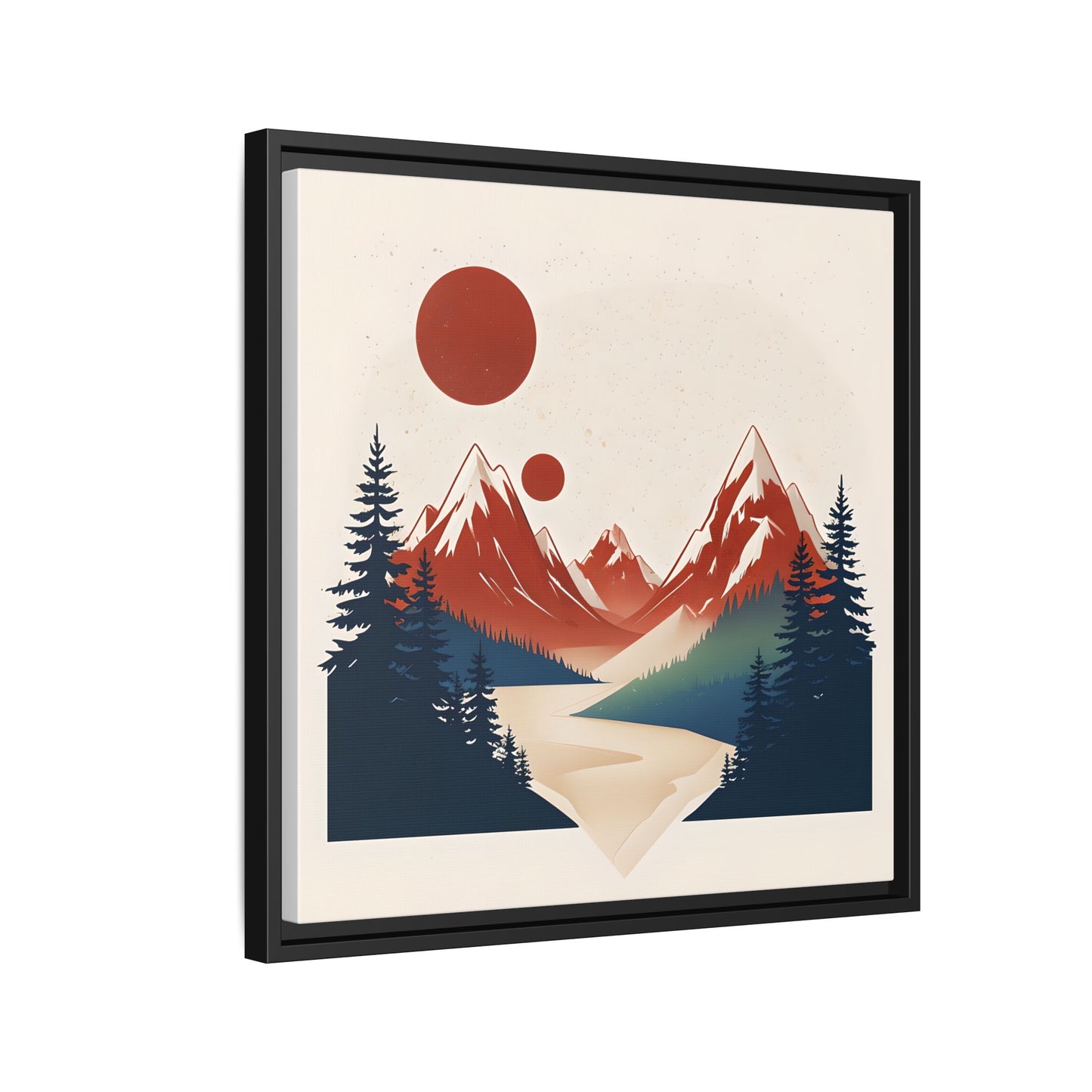 Red Mountain Serenity Framed