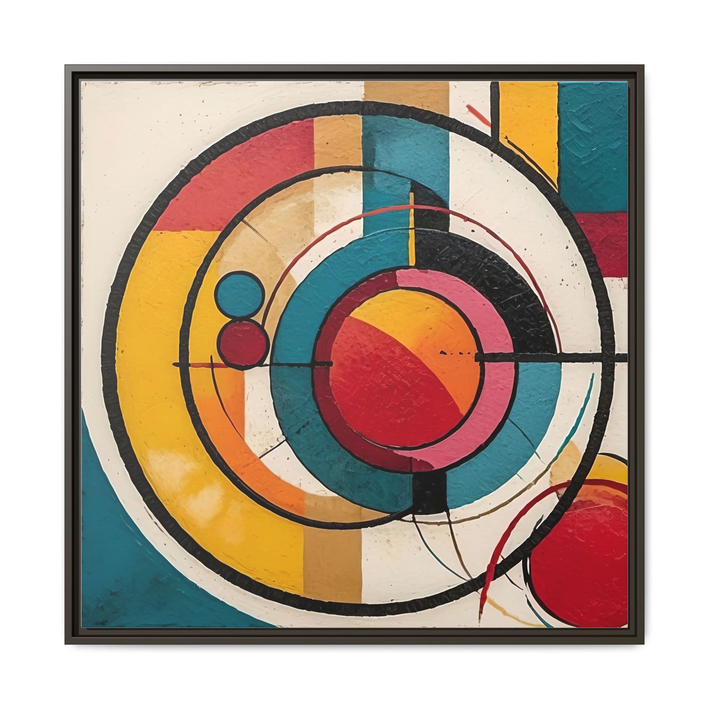 Canvas Artwork Circle Abstract