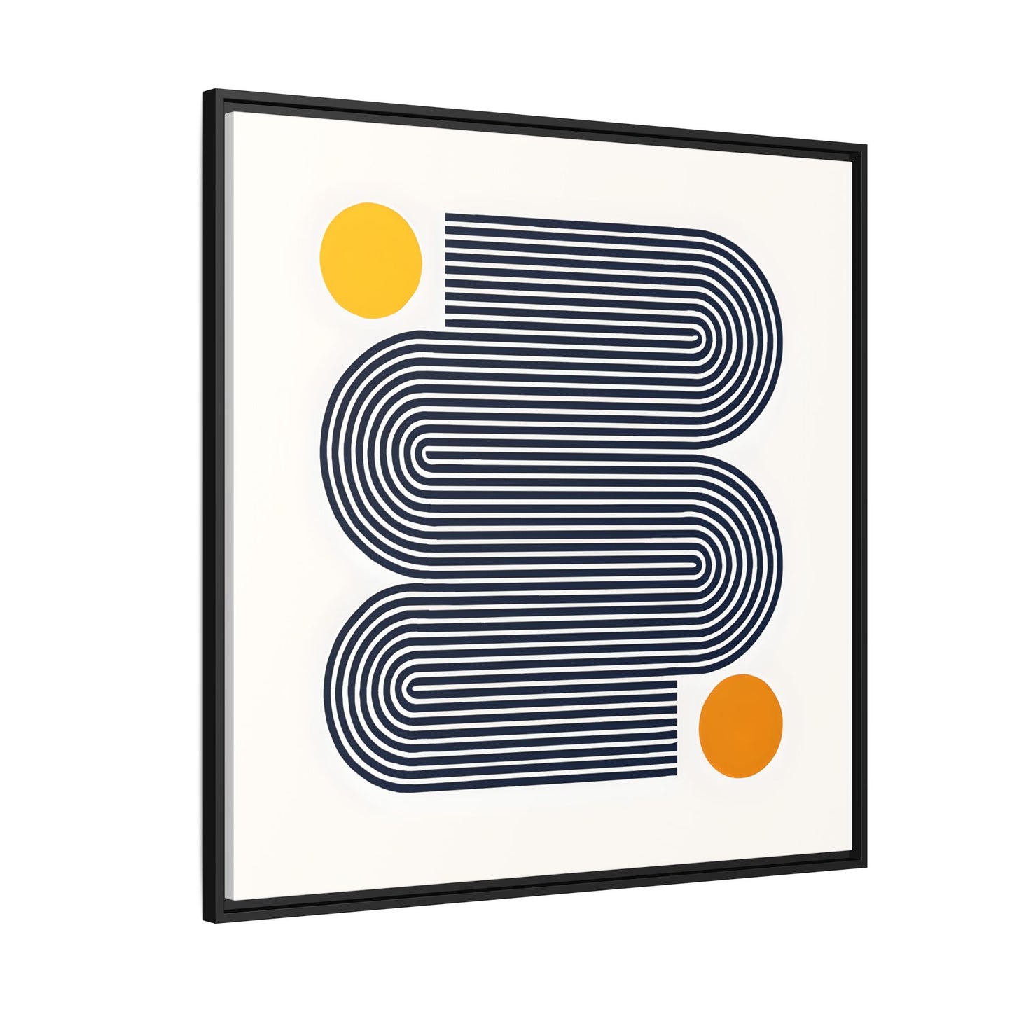 Orange Calm Framed