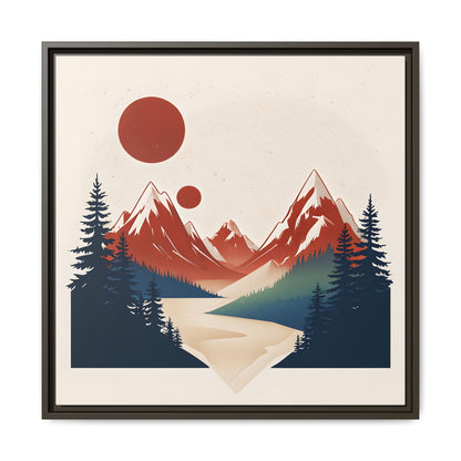 Red Mountain Serenity Framed