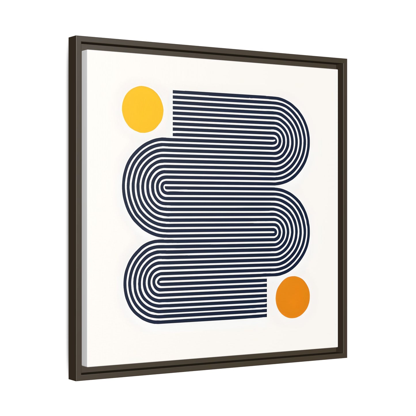 Orange Calm Framed
