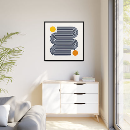 Orange Calm Framed