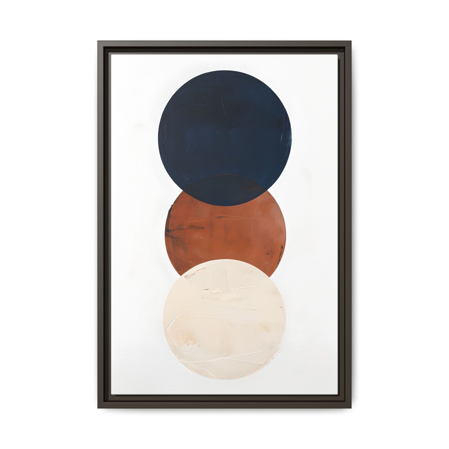 Textured Rounds Framed