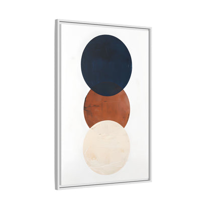 Textured Rounds Framed