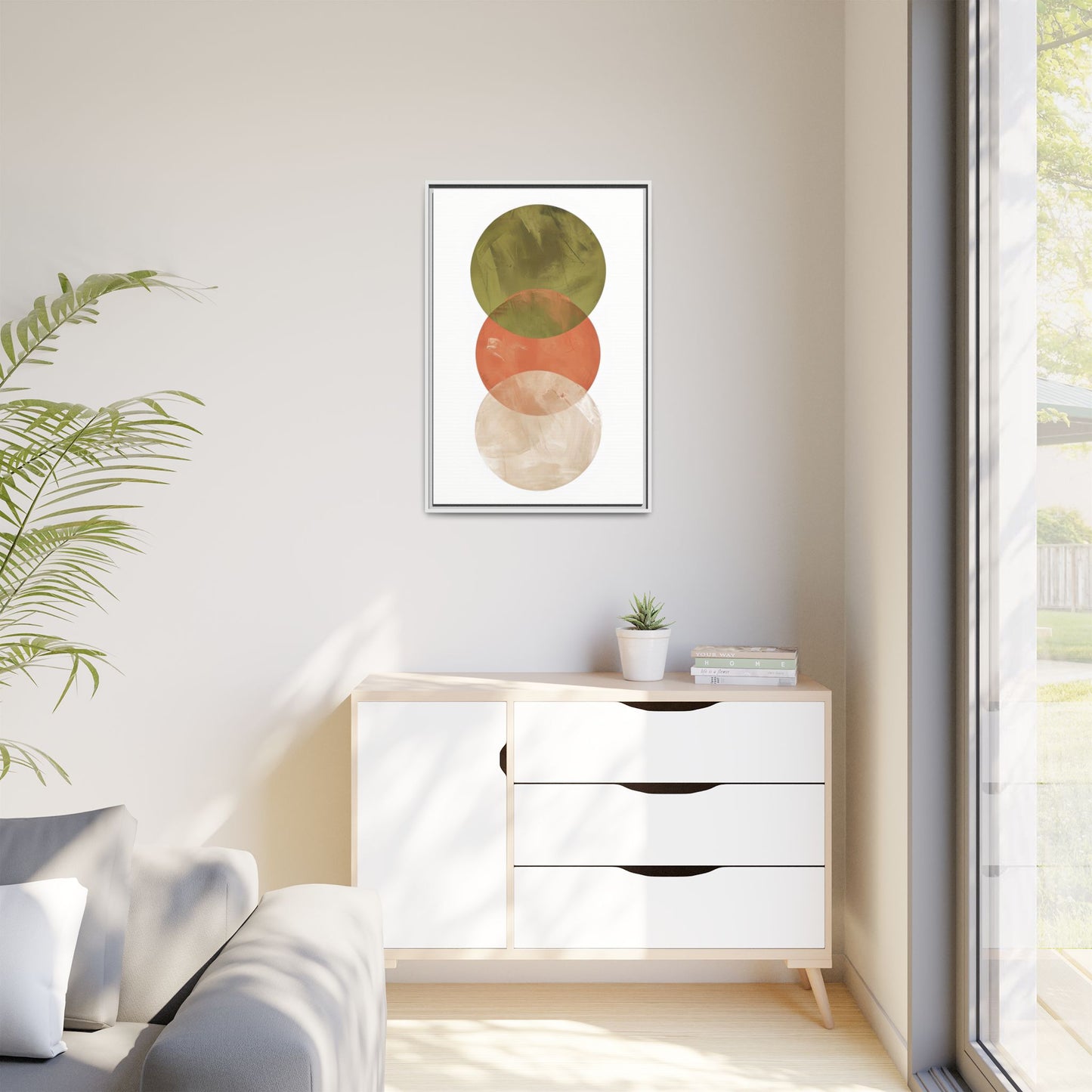 Layered Neutrals Framed