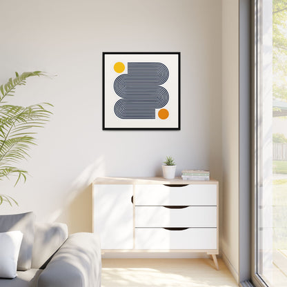 Orange Calm Framed
