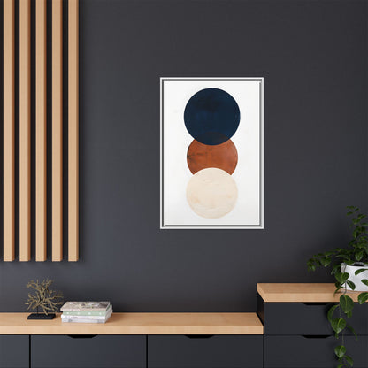 Textured Rounds Framed