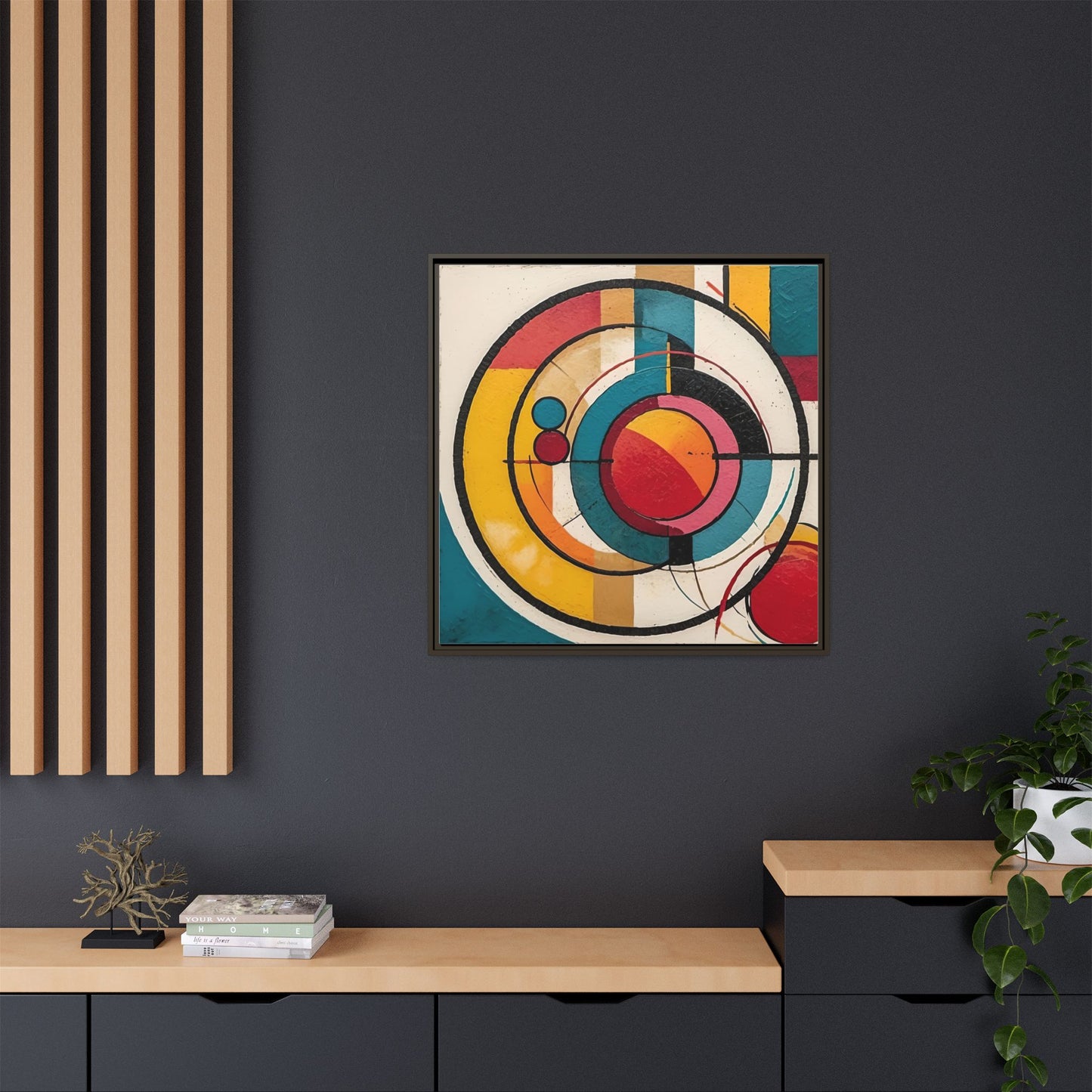 Canvas Artwork Circle Abstract