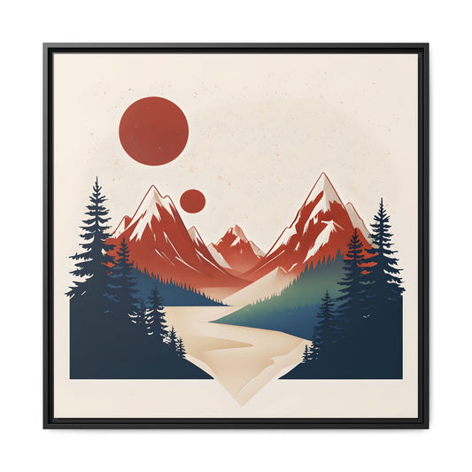 Red Mountain Serenity Framed
