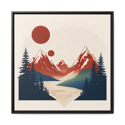 Red Mountain Serenity Framed
