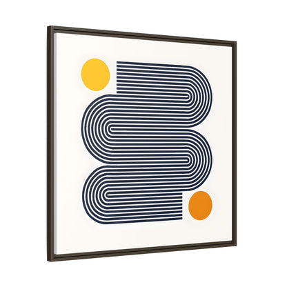 Orange Calm Framed