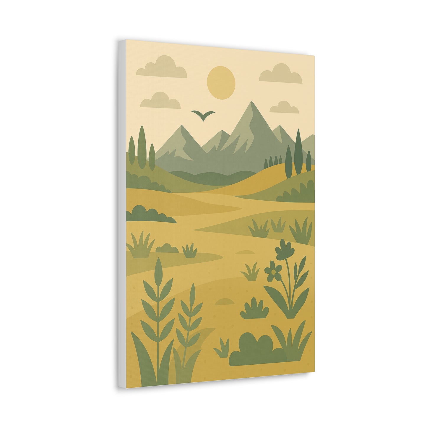 Mountain Valley Canvas Print