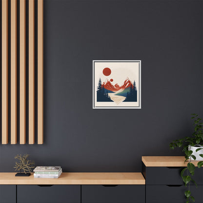Red Mountain Serenity Framed