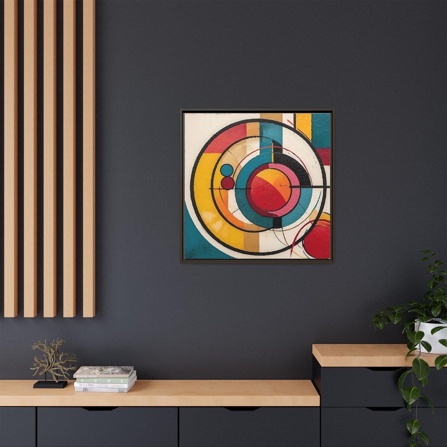Canvas Artwork Circle Abstract