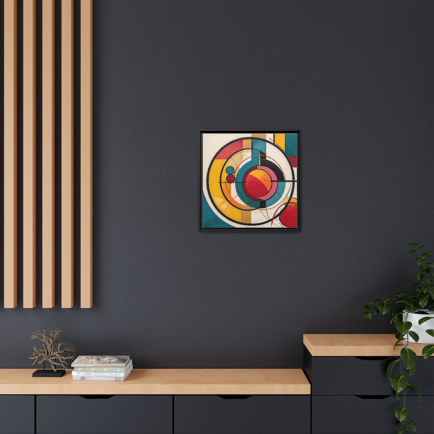 Canvas Artwork Circle Abstract